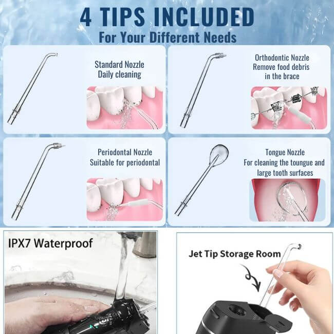 SmileGuard Pro™ - Advanced Portable Water Flosser