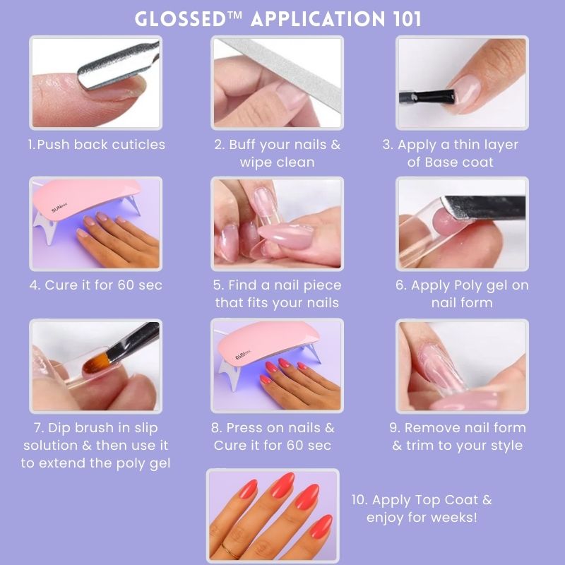 Glossed™ - home studio poly gel kit