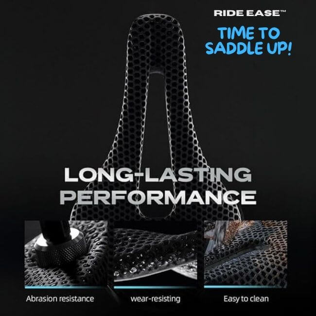 RIDE EASE™ - 3D Printed Ultimate Comfort Saddle