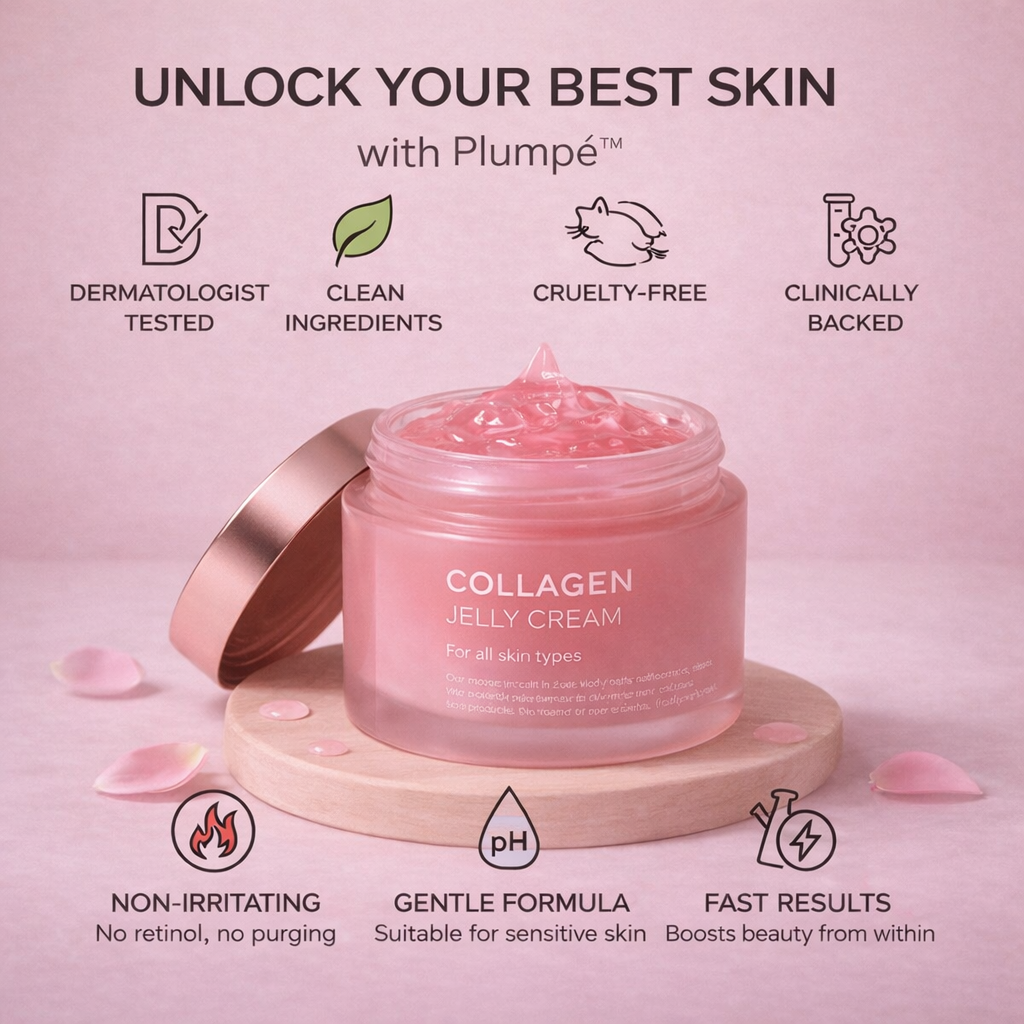 Plumpé™ – Anti-Aging Collagen Face Cream (100ml)